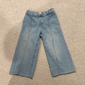Zara Light Blue Wide-Leg Kids Jeans